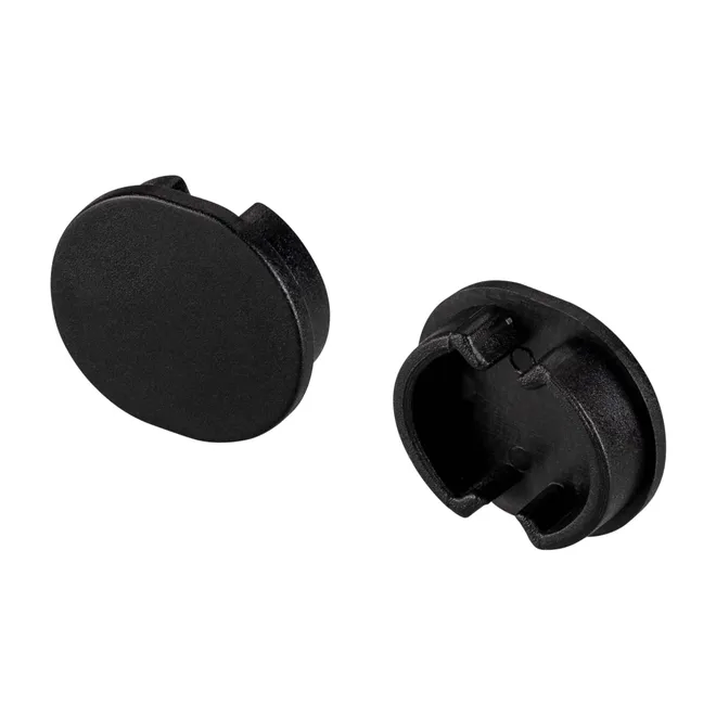 Заглушка для профиля Arlight ARH-ROUND-D20-DUAL BLACK глухая / 039303 — фото 1