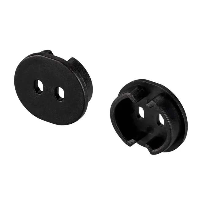 Заглушка для профиля Arlight ARH-ROUND-D20-DUAL BLACK с отверстием / 039302 — фото 1