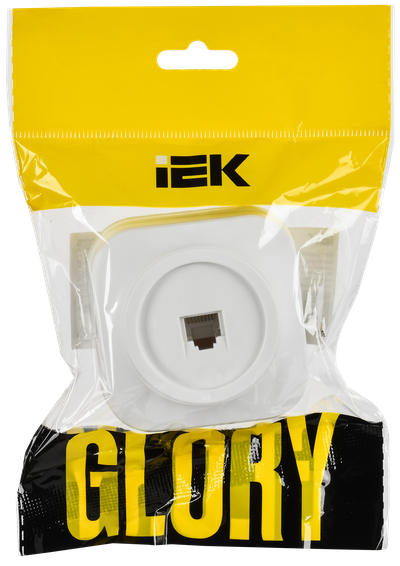 Розетка IEK Glory EKH10-K01M (белый матовый) — фото 5