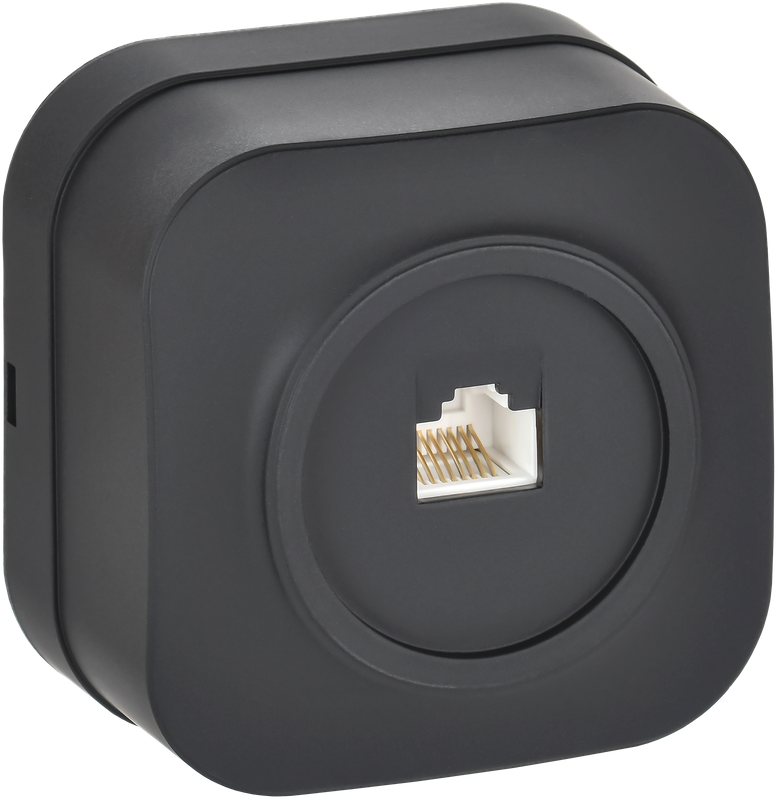 Розетка IEK Glory EKH10-K02M (черный матовый)