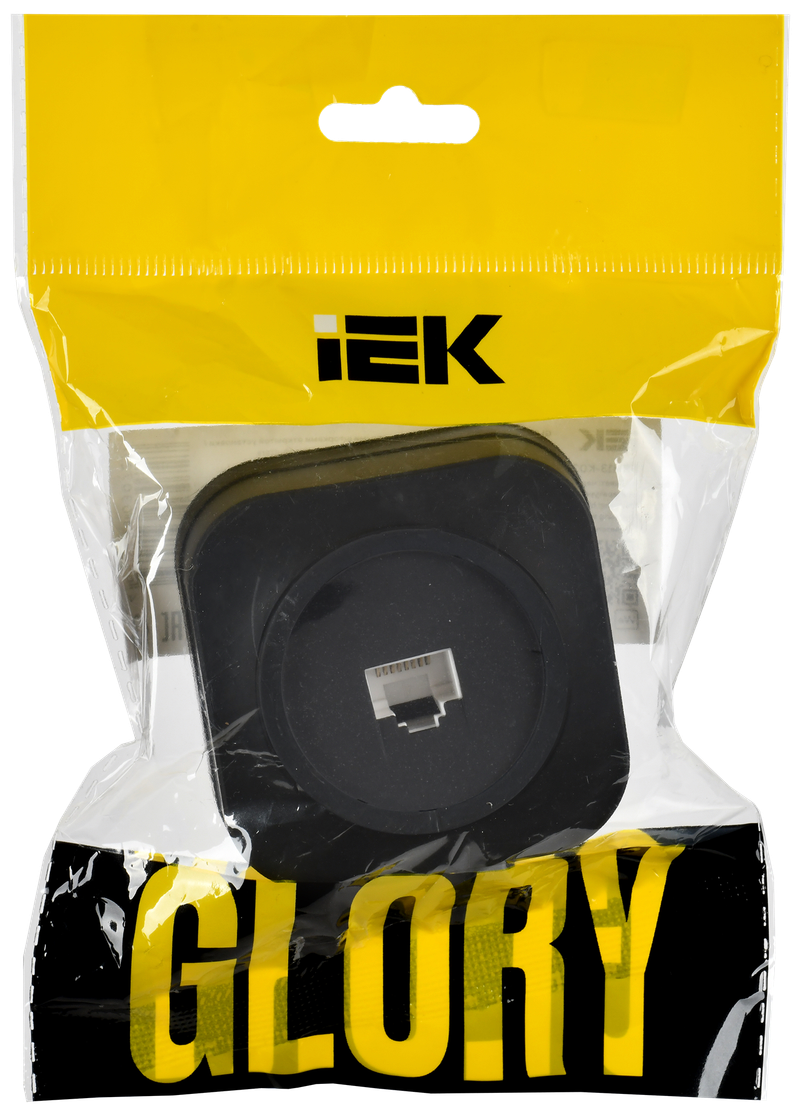 Розетка IEK Glory EKH10-K02M (черный матовый) — фото 5