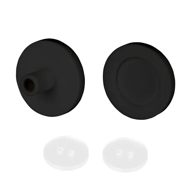 Заглушка для профиля Arlight ARL-MonLIGHT-ROUND-25-CAP-SIDE-SET-BLACK / 047068 — фото 1