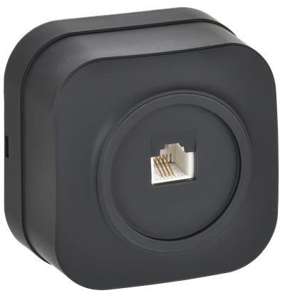 Розетка IEK Glory ETH10-K02M (черный матовый)