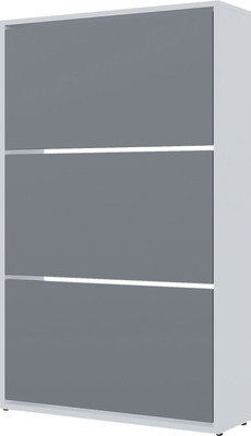 Тумба для обуви Горизонт Мебель Трио (белый/графит) - 