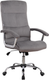 Кресло офисное King Style SHL-8 Sane Velvet Chrome (велюр, серый) - 
