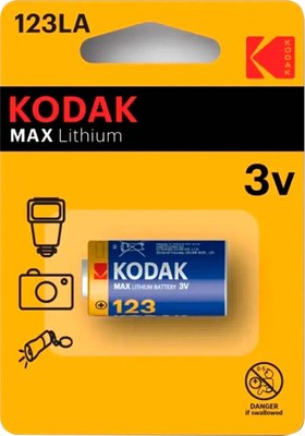 

Батарейка, MAX Lithium CR123 K123LA / Б0064379