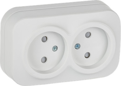 Розетка IEK Glory ERH23-K01M-10 (белый матовый) - 