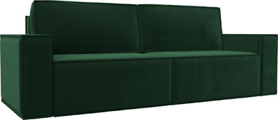 Диван Лига Диванов Куба Лайт / 129440 (велюр Seven 626 зеленый) - 
