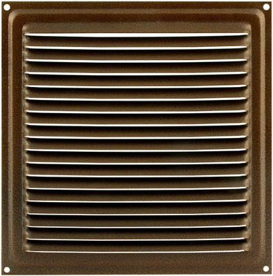 Решетка вентиляционная Нора-М 175x175 с сеткой / 5618 (старая медь) - 