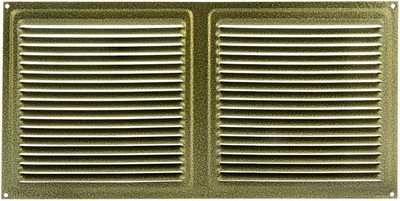 Решетка вентиляционная Нора-М 175x350 с сеткой / 15476 (старая бронза) - 