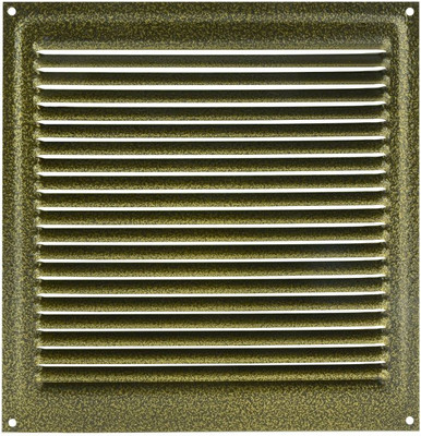 Решетка вентиляционная Нора-М 200x200 с сеткой / 2182 (старая бронза) - 