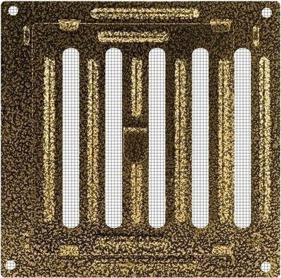 Решетка вентиляционная Нора-М Р-100 / 17272 (бронза) - 