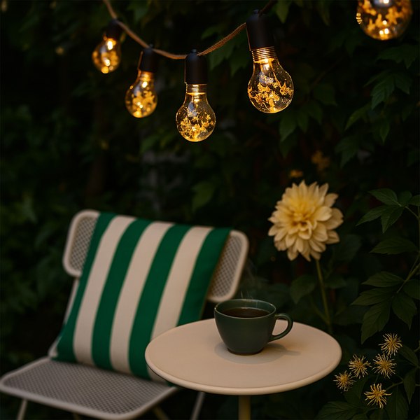 Светодиодная гирлянда AksHome Тип 2 Лампочки 10LED 1.65м 2АА