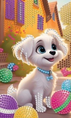 

Набор алмазной вышивки, Щенок / 45233