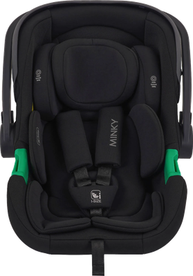 Автокресло INDIGO Minky I-Size 0+ (черный) - 