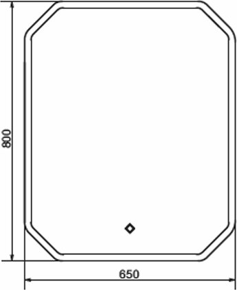 Купить Зеркало Comforty Колеус-65  