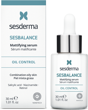 Сыворотка для лица Sesderma Sesbalance себорегулирующая с матирующим эффектом (30мл) - 