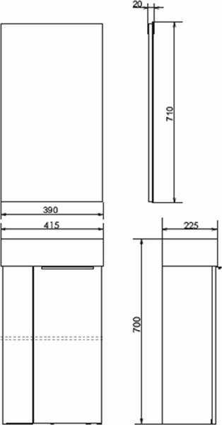 Купить Зеркало Comforty Асти-40  