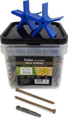 Саморез Finka Deck Wood Screws 90x4.8mm C4 T25 (300шт) -