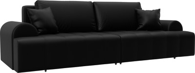 Диван Лига Диванов Лига-080 / 131122 (экокожа Grifon 18 черный) -