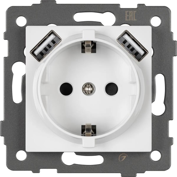 Розетка Arlight SCT-MUAA-PL-WH-V / 049818