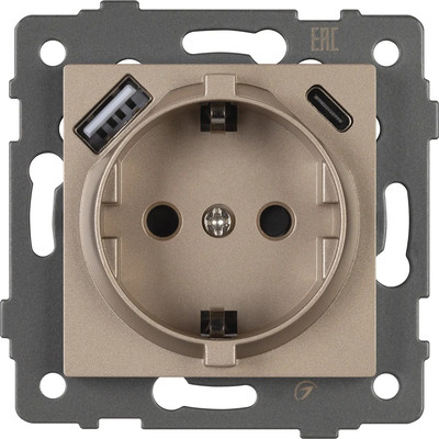 Розетка Arlight SCT-MUAC-PL-GD-V / 049832 - 