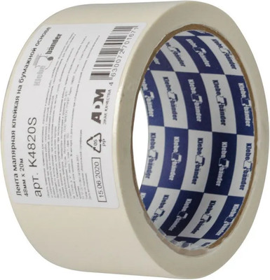 Скотч Klebebander Бумажный креппированный / K4820S (20м) - 