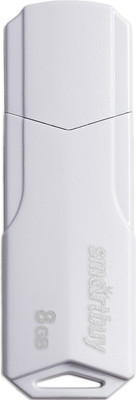 USB flash накопитель SmartBuy Clue 8Gb / SB8GBCLU-W (белый) - 