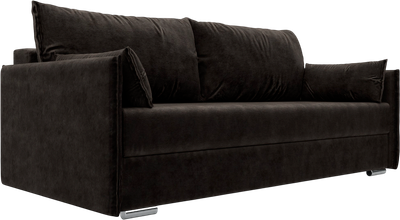 Диван Лига Диванов Сайгон / 127090 (велюр Brut 17 коричневый) -