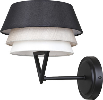 Бра ESCADA 10187/1A (черный/бежевый/белый) -