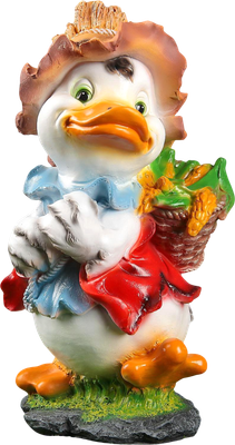 Фигурка для сада Хорошие сувениры Утенок с кукурузой / 1134693 -