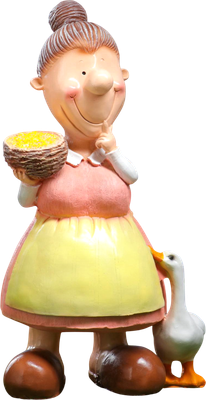 Фигурка для сада Хорошие сувениры Бабушка с пшеницей / 1090059 -