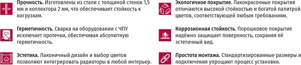 Радиатор стальной Теплофорт ТР 3150-8, БП 3/4 (8 секции)