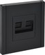 Розетка IEK Forte&Piano FP-K20-1-K02 (черный) - 