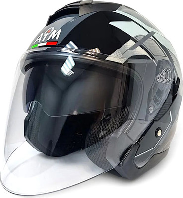Мотошлем AiM JK526 / 526-023-M (M, Grey/Black) - 