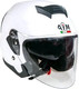 Мотошлем AiM JK526 / 526-007-S (S, White Glossy) - 