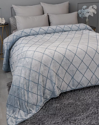 

Плед, Skandi Тиснение ромбы 150x200