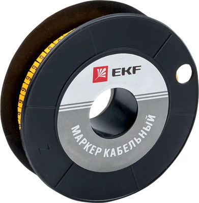 Маркер кабельный EKF PROxima plc-KM-6-6 (350шт) -