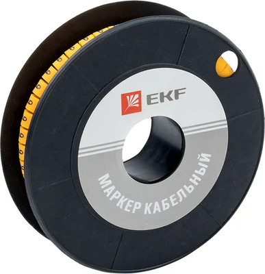 Маркер кабельный EKF PROxima plc-KM-6-9 (350шт) - 