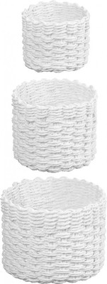 Набор корзин El Casa 240639 (3шт, белый) - 