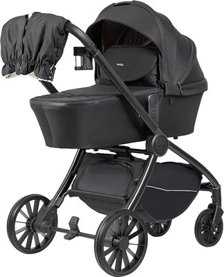 Детская универсальная коляска Farfello Baby Shell 2025 3в1 / BBS-011 (черный) - 