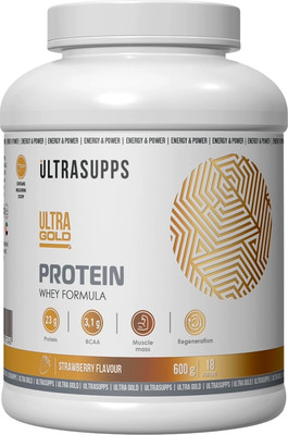 Протеин Ultrasupps Ультра Голд (600г, клубника) -
