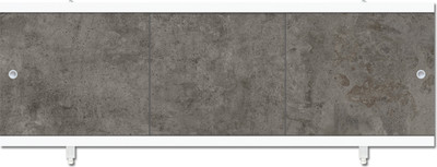 Экран для ванны МетаКам Монолит-М 1.68 (бетон коричневый) -