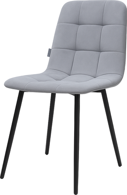 Стул Mio Tesoro Палермо (светло-серый/черный) -