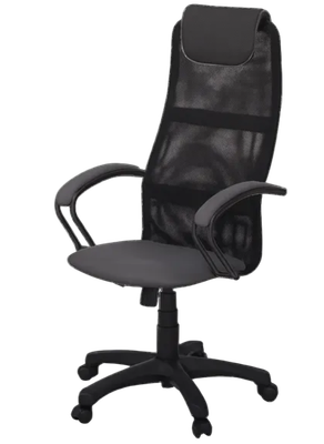 Кресло офисное Mio Tesoro Эрнесто (серый/черный) - 