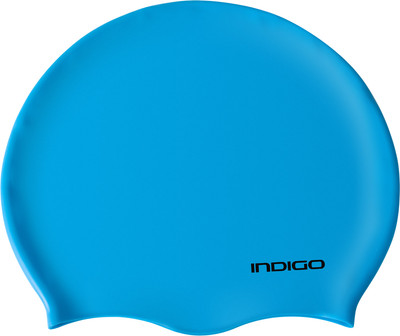 Шапочка для плавания Indigo Sport IN386 (р.55-60, голубой) - 