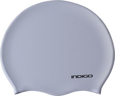 Шапочка для плавания Indigo Sport IN386 (р.55-60, серый) - 