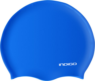 Шапочка для плавания Indigo Sport IN386 (р.55-60, синий) - 