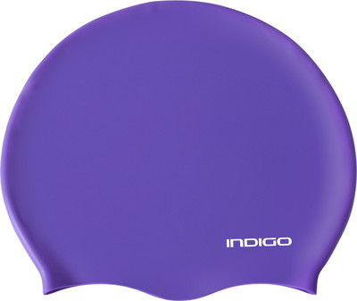 Шапочка для плавания Indigo Sport IN386 (р. 55-60, фиолетовый) - 