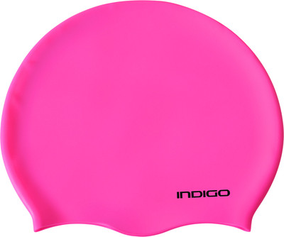 Шапочка для плавания Indigo Sport IN386 (р.55-60, цикламеновый) - 
